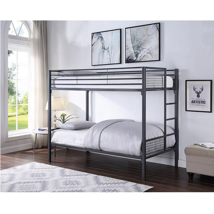 Gelsey - Twin Bunk Bed - Sandy Black