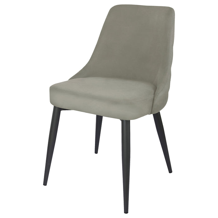 Cosmo Upholstered Dining Side Chair Light Grey (Set of 2)