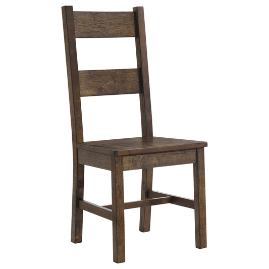 Coleman Dining Side Chair Rustic Golden Brown (Set of 2)