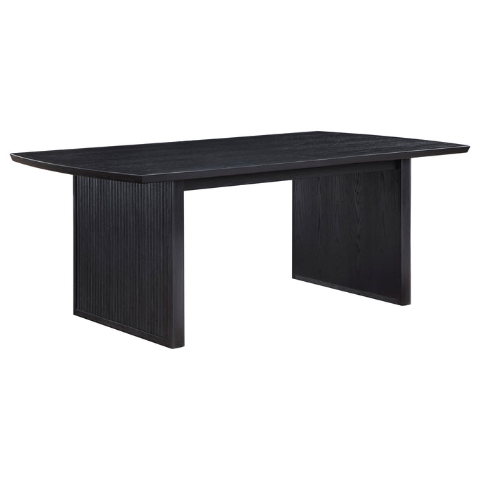 Brookmead 5-piece Extension Leaf Dining Table Set Black