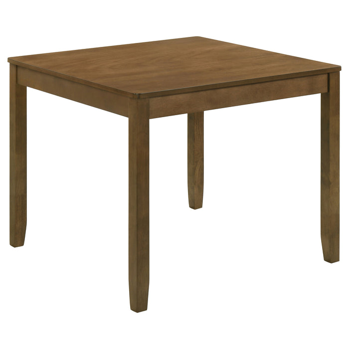 Parkwood 5-piece Square Dining Table Set Honey Brown