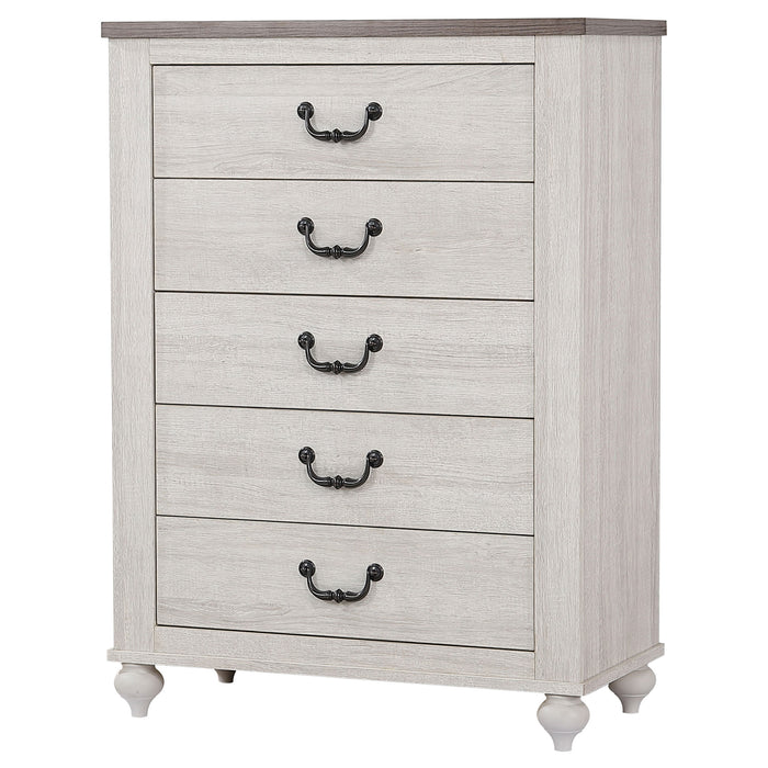 Stillwood 5-drawer Bedroom Chest Vintage Linen