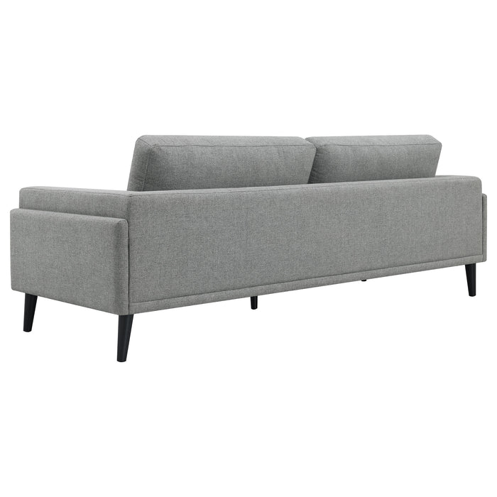 Rilynn 3-piece Upholstered Track Arm Sofa Set Grey