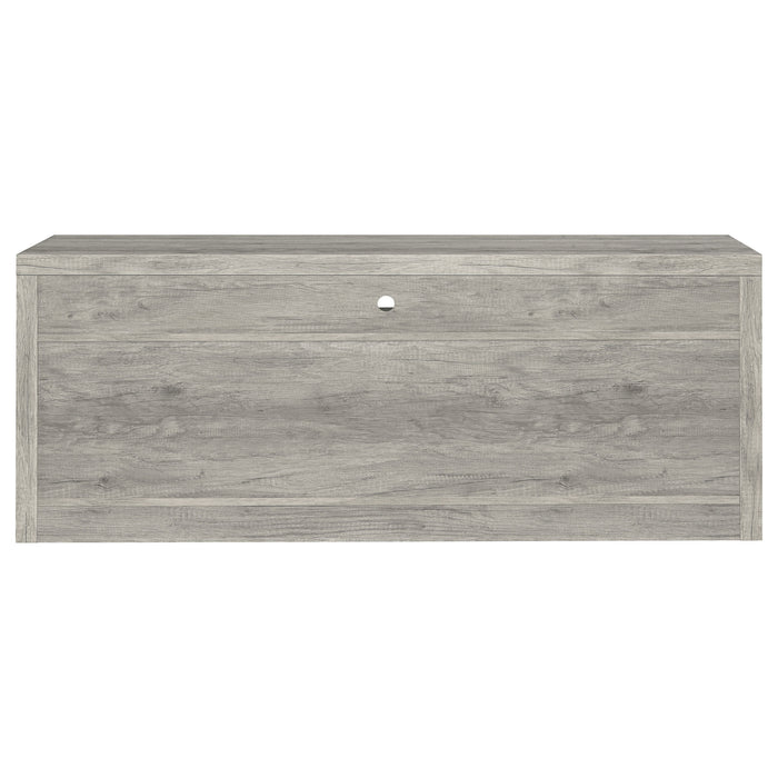 Burke 2-drawer Engineered Wood 59" TV Stand Grey Driftwood