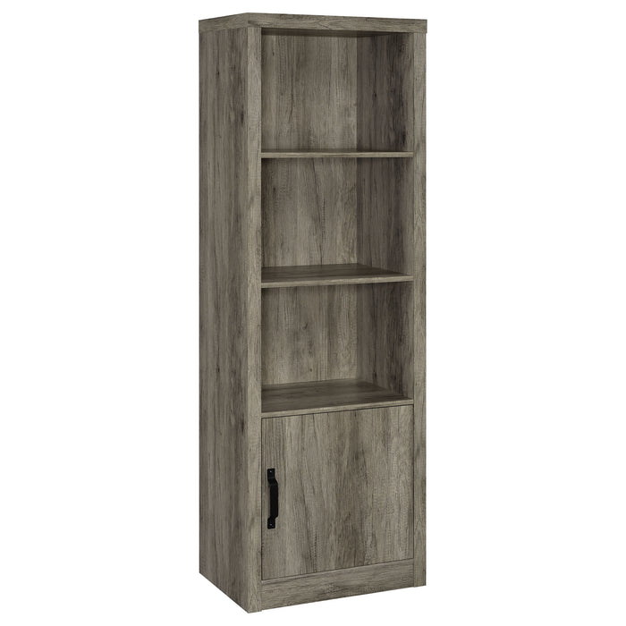 Burke 3-piece 59" TV Entertainment Center Grey Driftwood