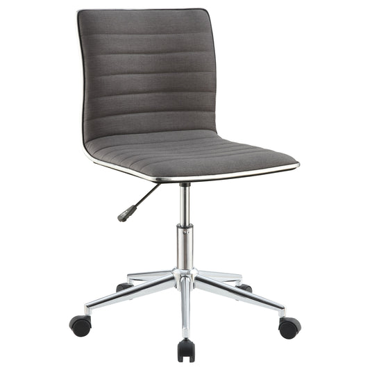 Chryses Adjustable Height Office Chair Grey and Chrome