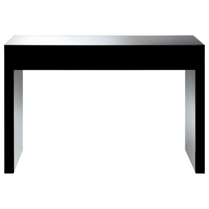 Gillian Mirrored Acrylic Entryway Console Table Silver