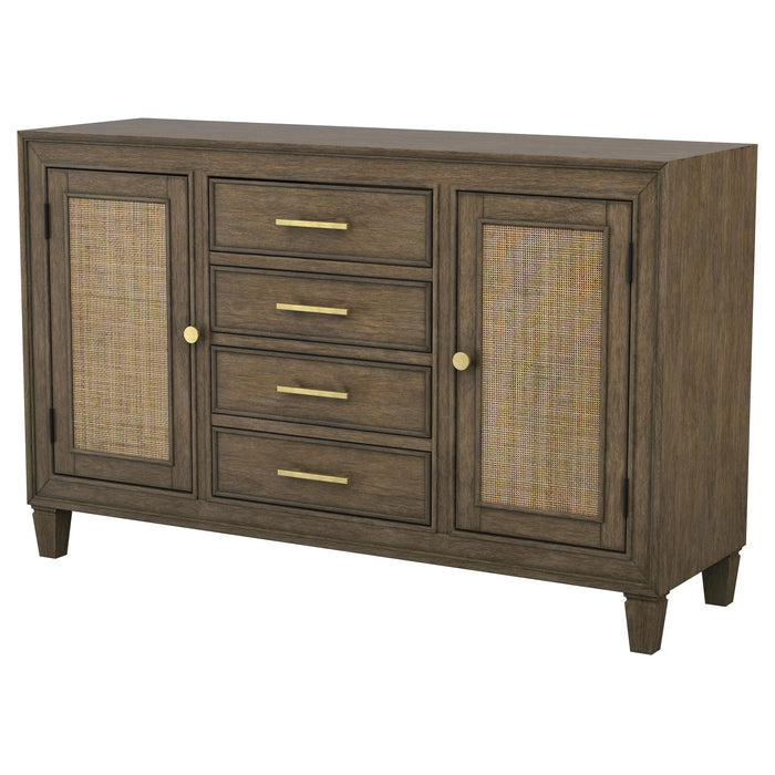 Matisse 4-drawer Sideboard Buffet Cabinet Light Brown