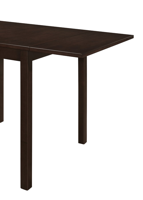 Kelso 3-piece Drop Leaf Dining Table Set Cappuccino and Tan