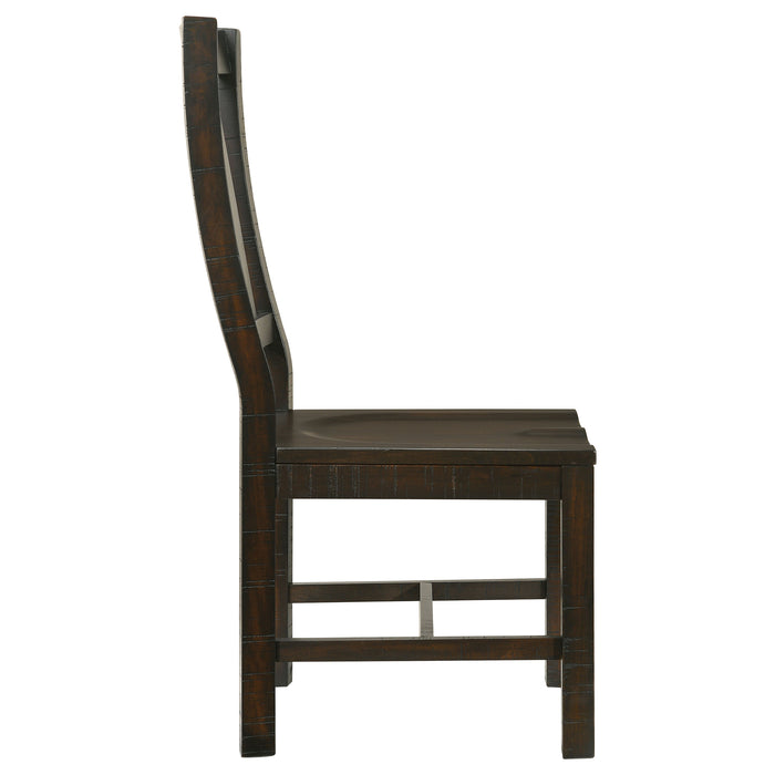 Calandra Wood Dining Side Chair Vintage Java (Set of 2)