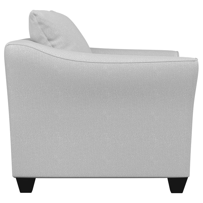 Salizar 3-piece Upholstered Flared Arm Sofa Set Sand