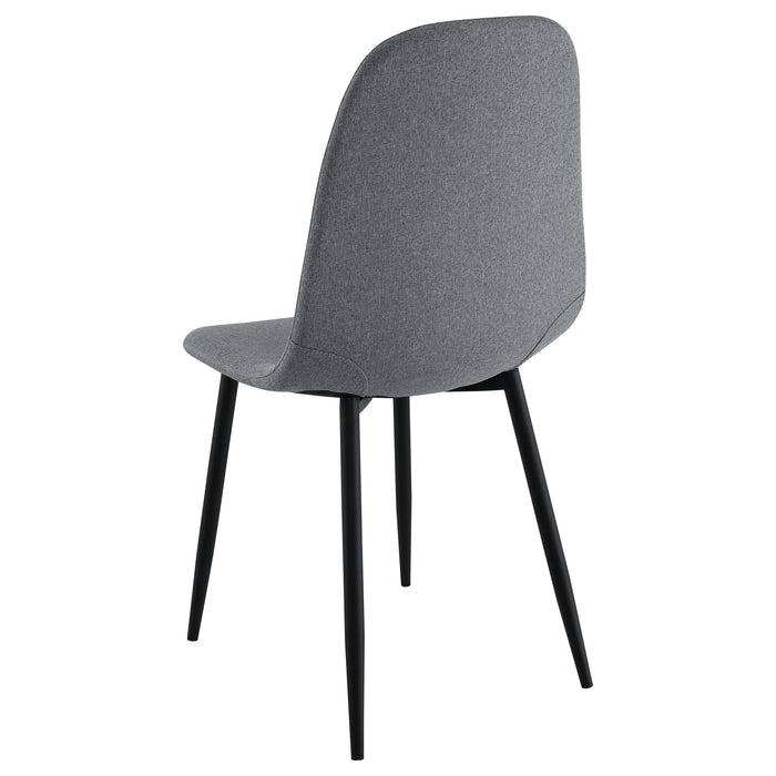 Dennison Upholstered Dining Side Chair Grey (Set of 4)