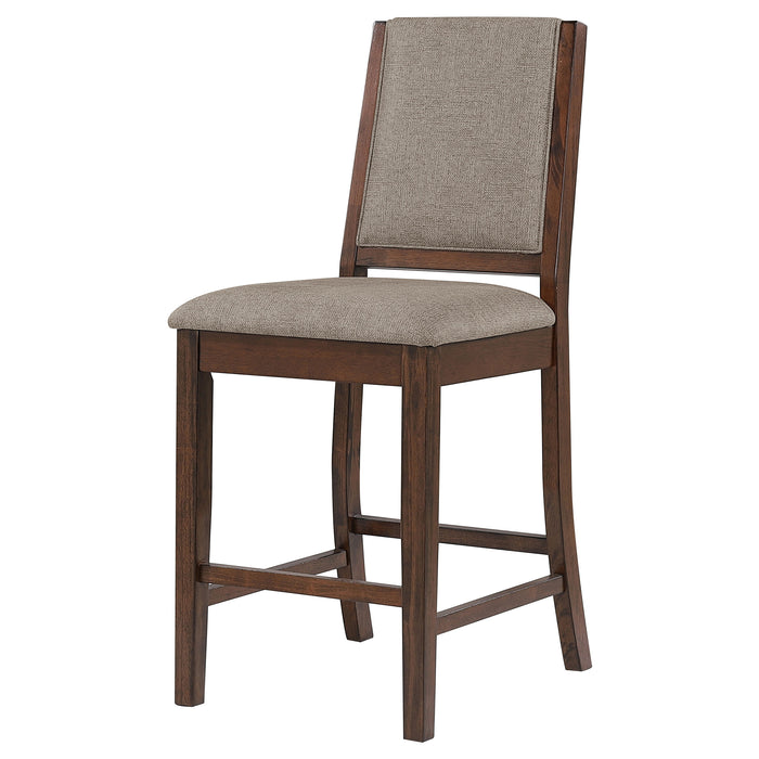 Patterson Upholstered Counter Chair Mango Oak (Set of 2)