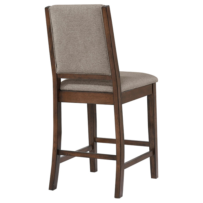 Patterson Upholstered Counter Chair Mango Oak (Set of 2)