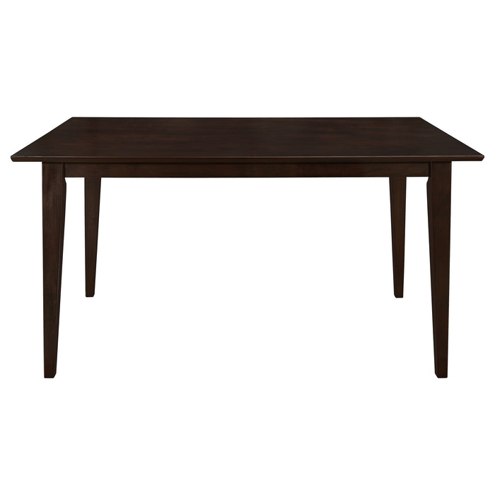 Gabriel Rectangular 59-inch Wood Dining Table Cappuccino