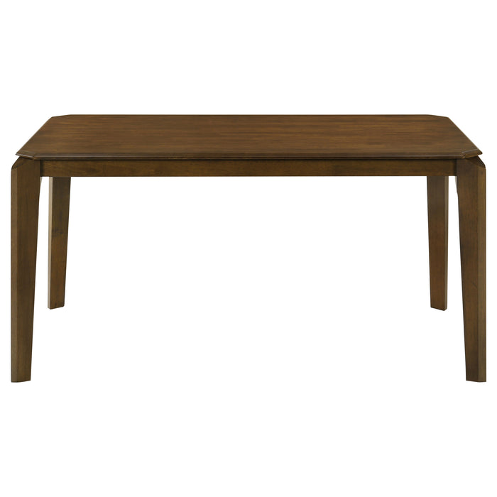 Almonte 59-inch Rectangular Wood Dining Table Dark Brown