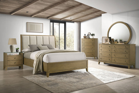 Granada 5-piece Queen Bedroom Set Natural Pine