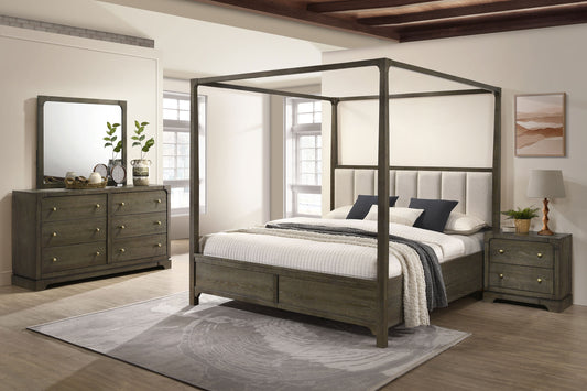 Gran Park 4-piece Eastern King Bedroom Set Dark Cocoa