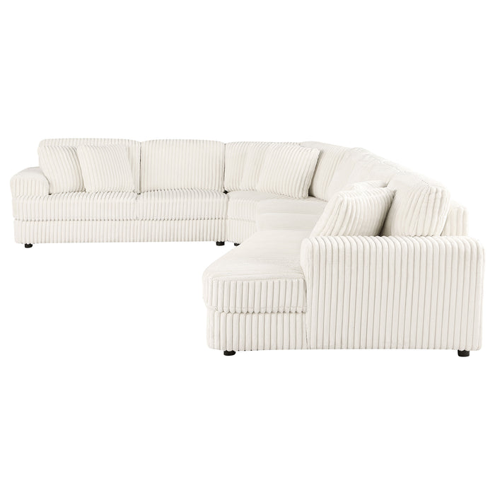 Emberson 4-piece Upholstered Modular Sectional Sofa Ivory