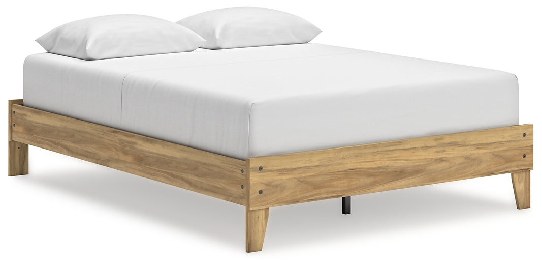 Bermacy Queen Platform Bed with Dresser and Chest