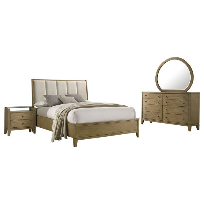 Granada 4-piece Eastern King Bedroom Set Natural Pine