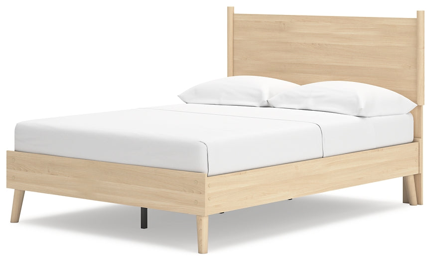 Cabinella Full Platform Panel Bed with Dresser and 2 Nightstands