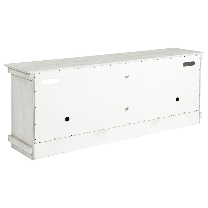 Payne 70-inch TV Stand Media Console Distressed White