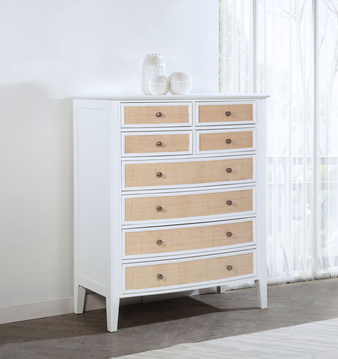 Bexhill 8-drawer Chest of Drawers White