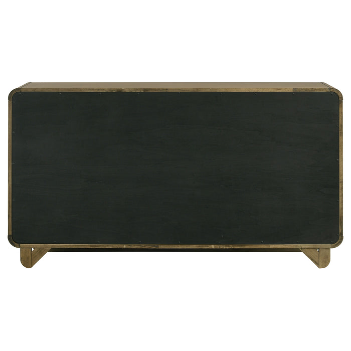 Amsbury 6-drawer Dresser Cabinet Nutmeg