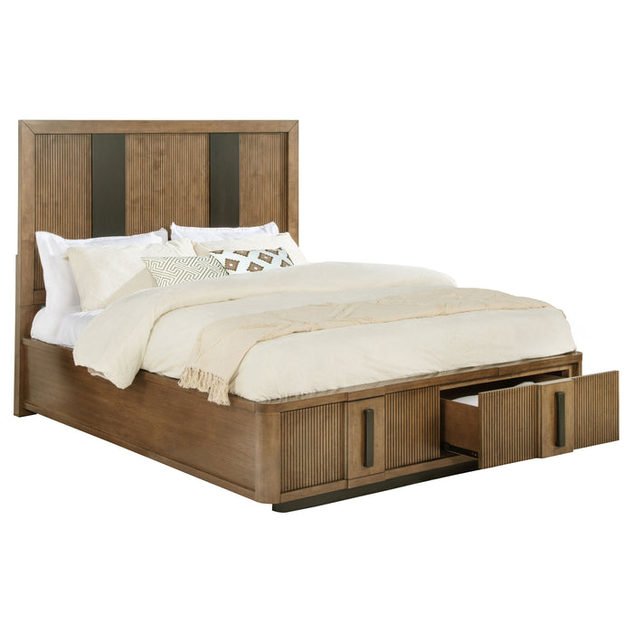 Terrace 2-drawer Eastern King Storage Bed Ash Brown