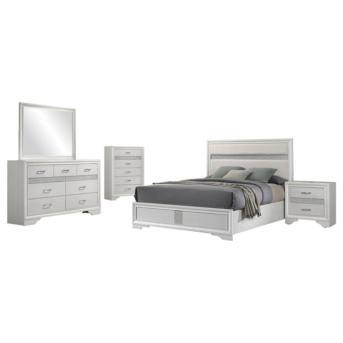 Miranda 5-piece California King Bedroom Set White