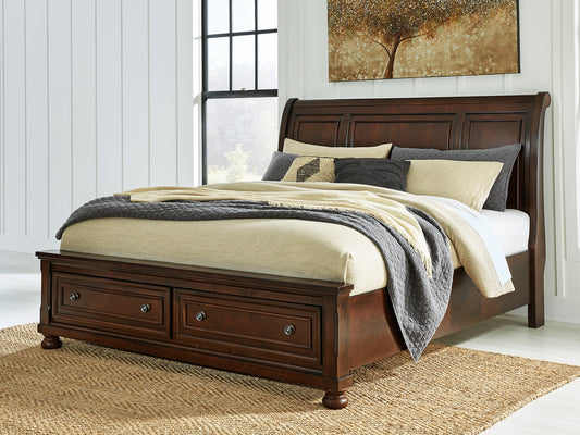 Porter California King Sleigh Storage Bed