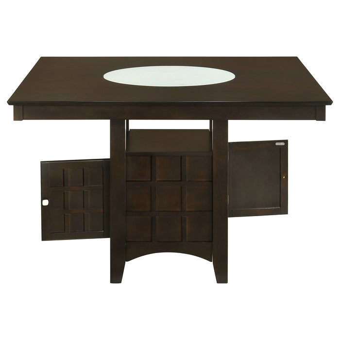 Gabriel 52-inch Counter Height Dining Table Cappuccino