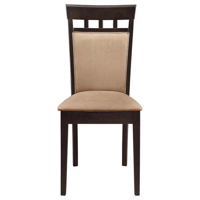Gabriel Closed Back Dining Side Chair Cappuccino (Set of 2)