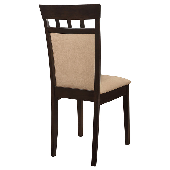 Gabriel Closed Back Dining Side Chair Cappuccino (Set of 2)