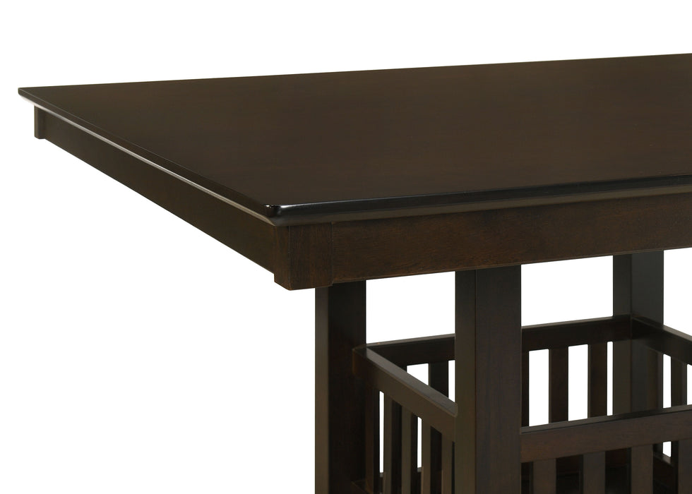 Jaden Square 47-inch Counter Height Dining Table Espresso