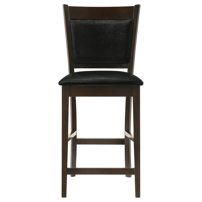 Jaden Upholstered Counter Chair Espresso (Set of 2)