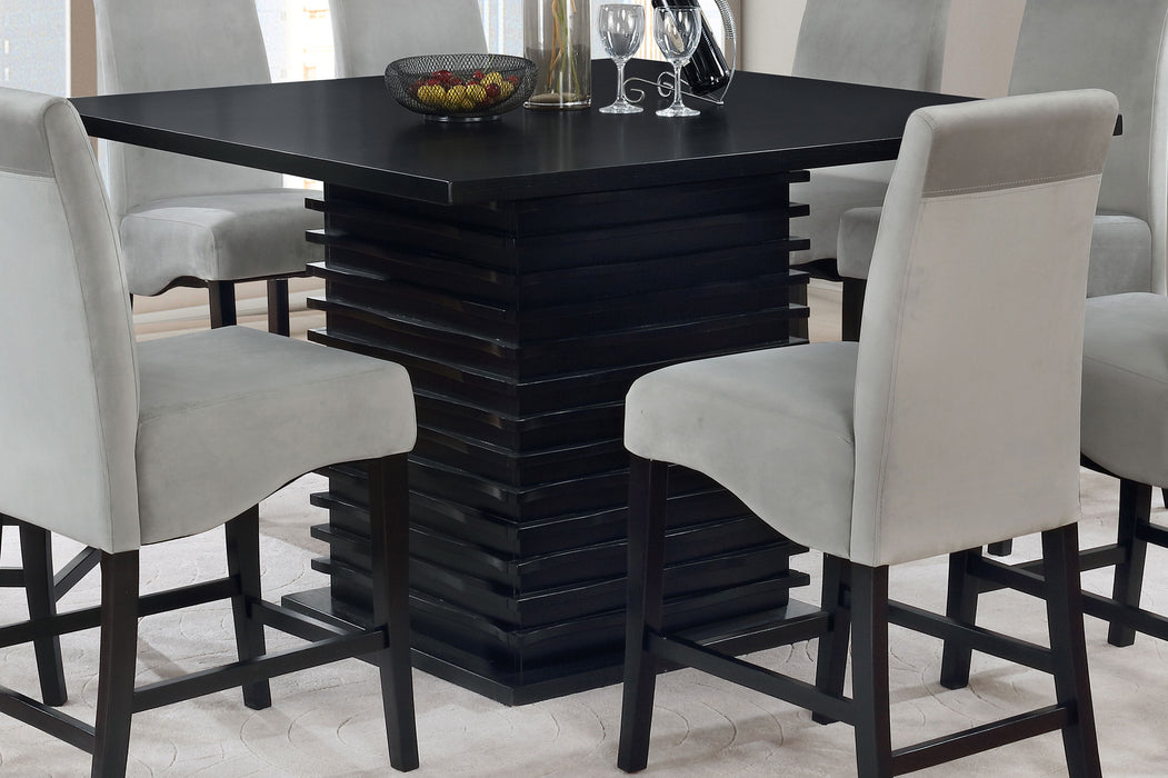 Stanton Square 54-inch Counter Height Dining Table Black