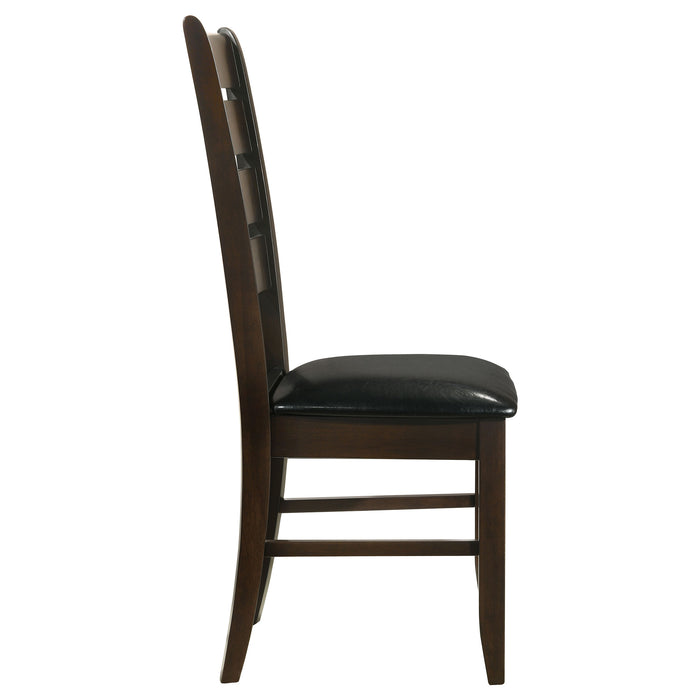 Dalila Wood Dining Side Chair Cappuccino (Set of 2)