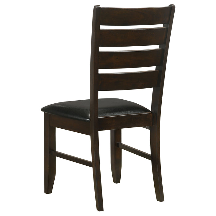 Dalila Wood Dining Side Chair Cappuccino (Set of 2)
