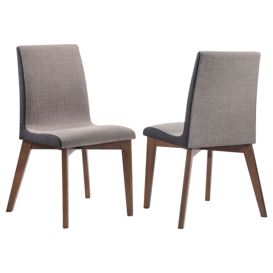 Redbridge Upholstered Dining Side Chair Walnut (Set of 2)