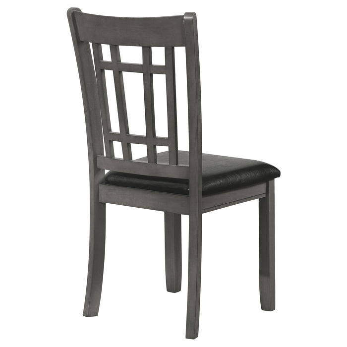 Lavon Wood Dining Side Chair Medium Grey (Set of 2)