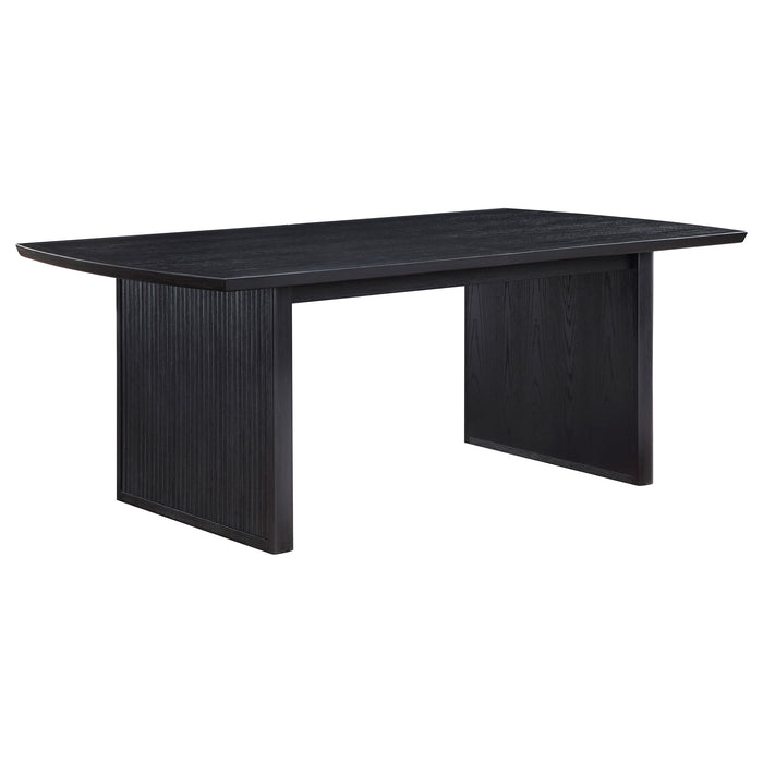 Brookmead 100-inch Extension Leaf Dining Table Black