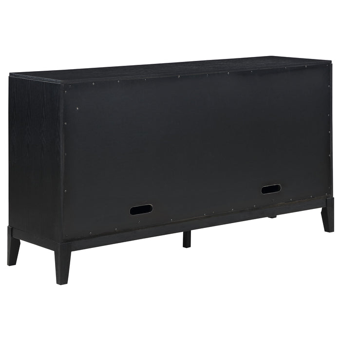 Brookmead 4-door Sideboard Buffet Storage Cabinet Black