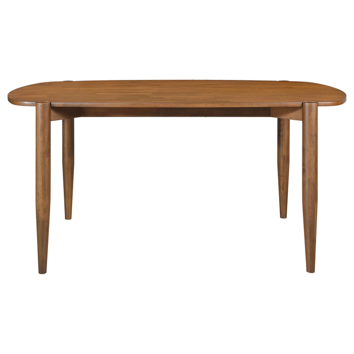 Dortch Oval 63-inch Solid Wood Dining Table Walnut