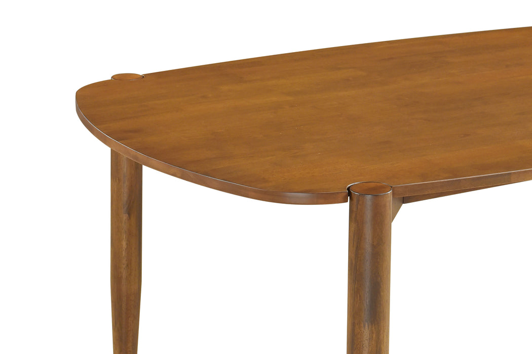 Dortch Oval 63-inch Solid Wood Dining Table Walnut