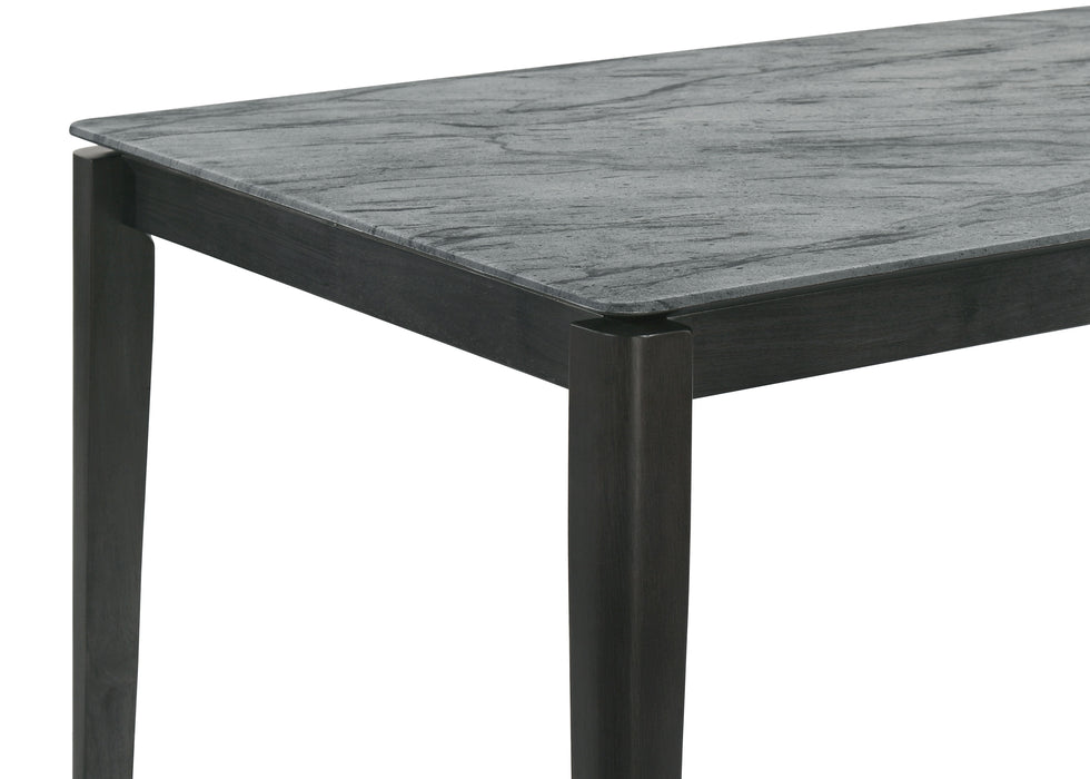 Stevie Rectangular 63-inch Faux Marble Dining Table Grey