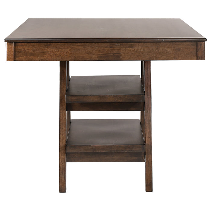 Dewey Rectangular 60-inch Counter Height Dining Table Walnut