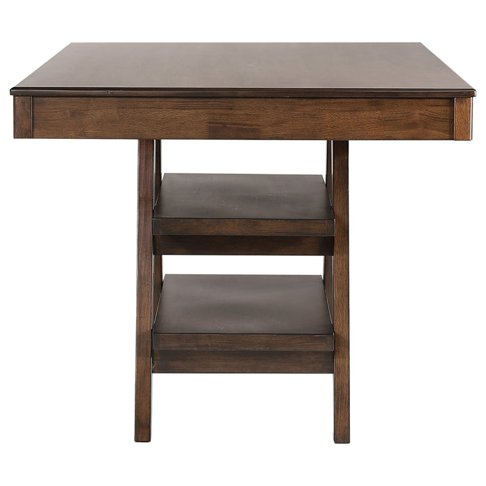 Dewey Rectangular 60-inch Counter Height Dining Table Walnut