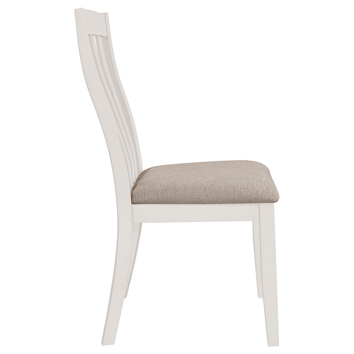 Nogales Wood Dining Side Chair Off White (Set of 2)